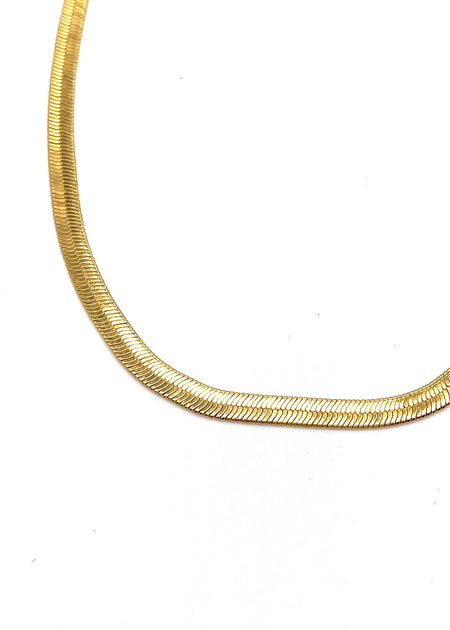 Gold Snake Chain Necklace