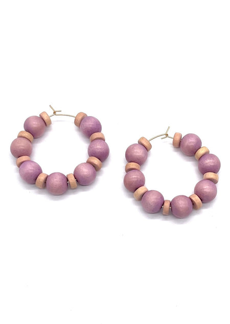 Blushed Lavender Hoops