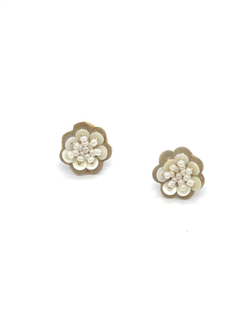 Flower Appliqué Stud