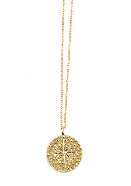 North Star-Heart-Moon Necklace