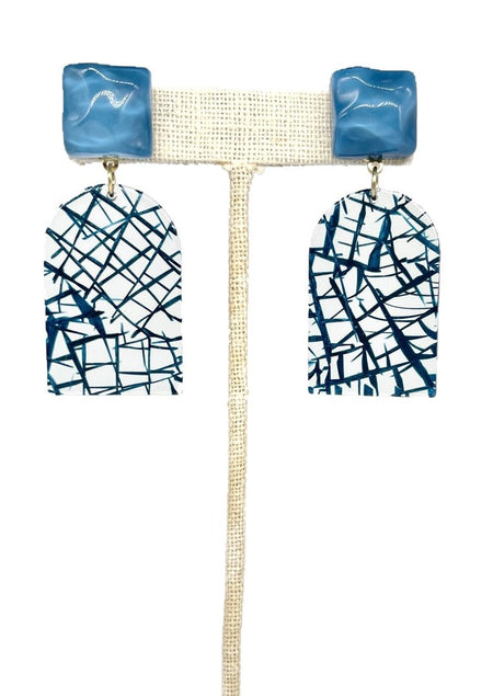 Harbor Blue Earbobs