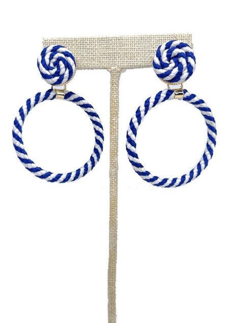 Nautical Twist Hoops