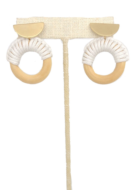 Nautical Lifesaver Earbobs