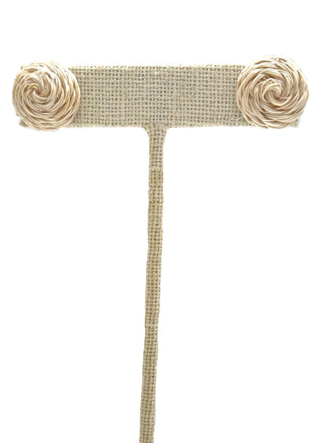 Basketweave Studs