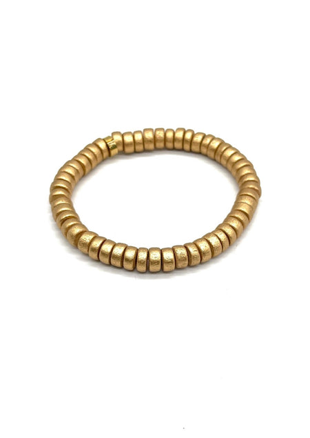 Gold Mini-Rondelle Bracelet