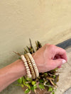 Natural Mini-Bicone Bracelet