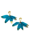 Feather Earbobs - Peacock