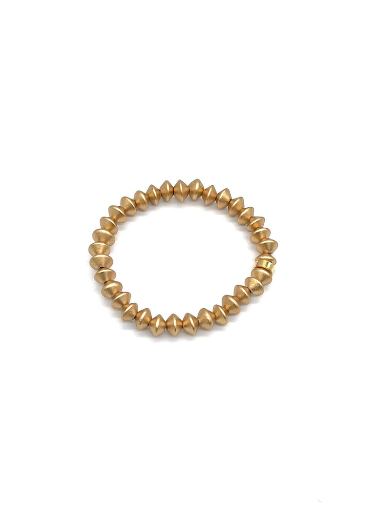 Gold Mini-Bicone Bracelet