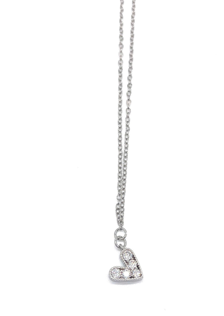 First Kiss Heart Necklace