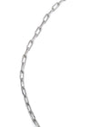 Paperclip Silver Chain Necklace