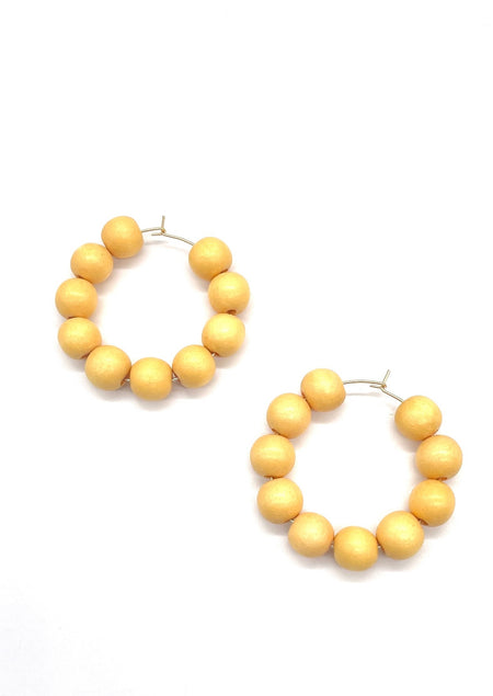 Sunshine Yellow Hoops