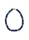 Cobalt Blue and Gold Candy Collar