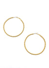 Large Thin Gold Hoops