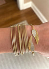 Gold Angel Wing Bracelet