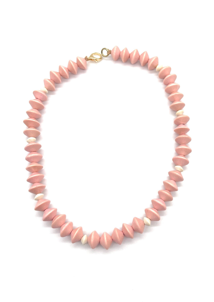 Evelyn's Pink and White Necklace
