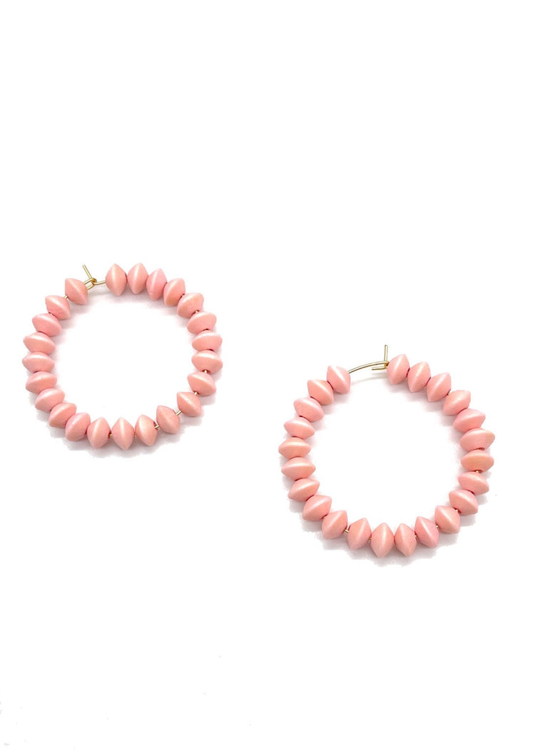 Evelyn's Pink Hoops