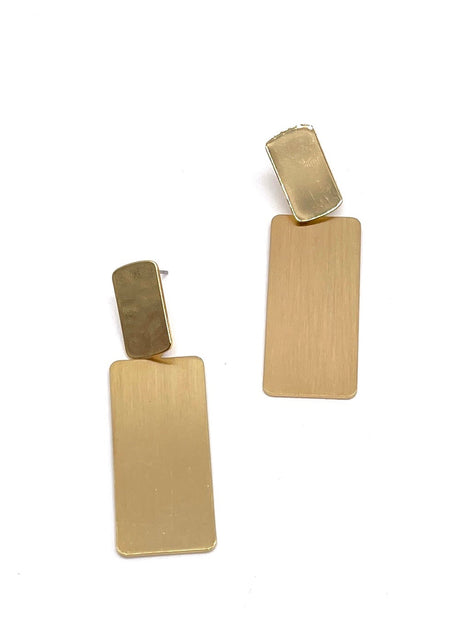 Gold Rectangle Dangles