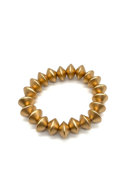 Gold Bicone Bracelet