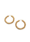 Gold Bicone Hoops