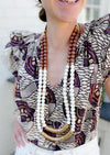 White Horseshoe Bend Necklace