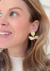 Gold Leaf Studs