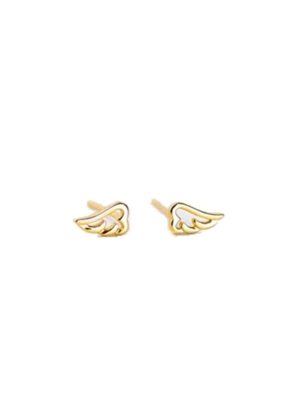 Evelyn's Angel Wings Studs