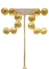C-Ya Soon Gold Earbobs