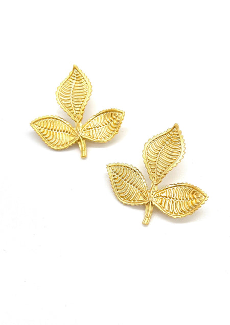 Gold Leaf Studs