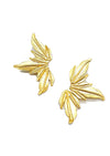 Large Gold Leaf Studs