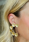 C-Ya Soon Gold Earbobs