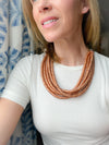 Copperstone Rondelle Necklace