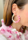 Sweet Pink Hoops