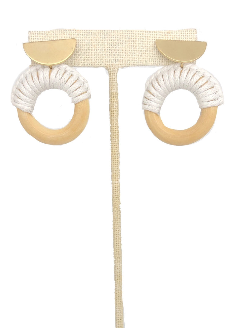 Nautical Lifesaver Earbobs